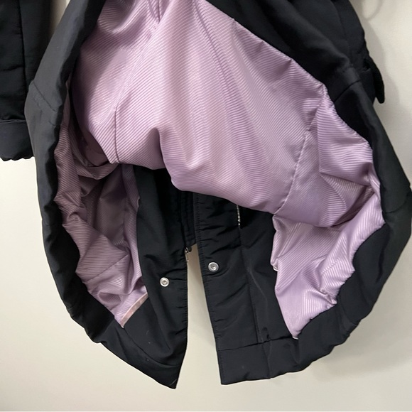 Espirit - Black Winter Coat - Belted - Size 8 - Picture 5 of 15